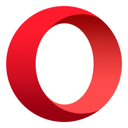 标志 Opera 浏览器：快速又安全